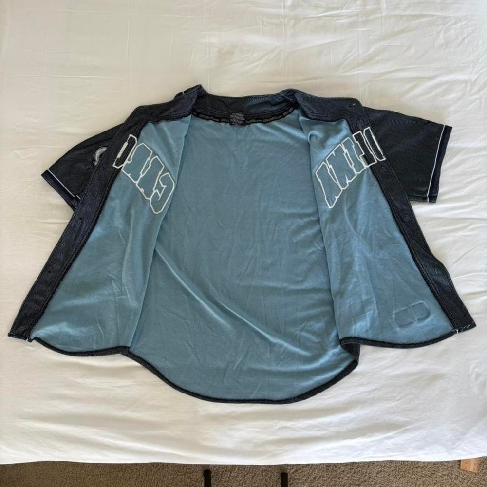 90s Colosseum Athletics North Carolina Tar Heels Vintage Baseball Jersey - Picture 6 of 8